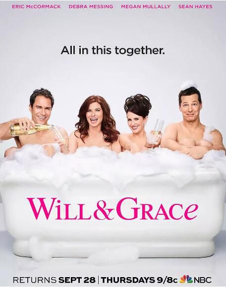 美劇【Will & Grace/威爾和格蕾絲1-10季】DVD【英語中字】清晰20碟完整版