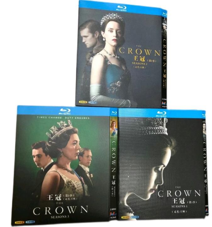 藍光版 王冠/王權/王座 The Crown 1-3季 6枚組